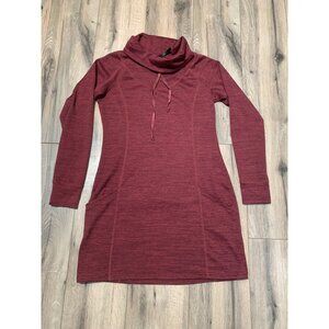 Kuhl Women’s M Maroon Purple Lea Crowl Mock Neck Long Sleeve Shirt Sweater Pocke